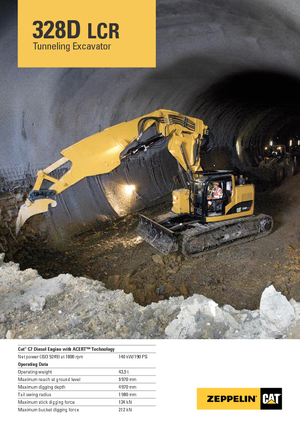 Koparki gąsienicowe Caterpillar 328D LCR
