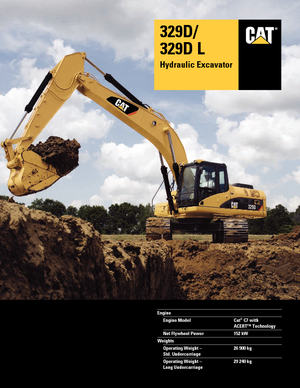 Koparki gąsienicowe Caterpillar 329D LN