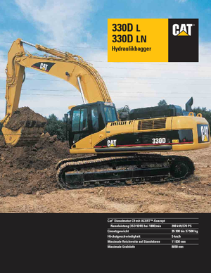 Koparki gąsienicowe Caterpillar 330D LN