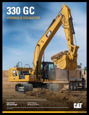 Koparki gąsienicowe Caterpillar 330 GC