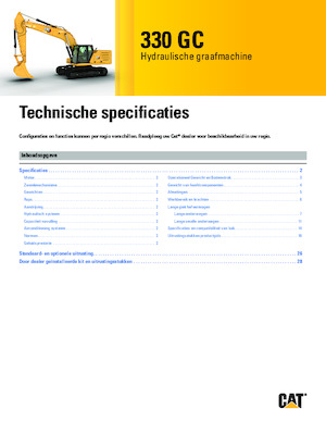 Koparki gąsienicowe Caterpillar 330 GC
