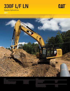 Koparki gąsienicowe Caterpillar 330F L