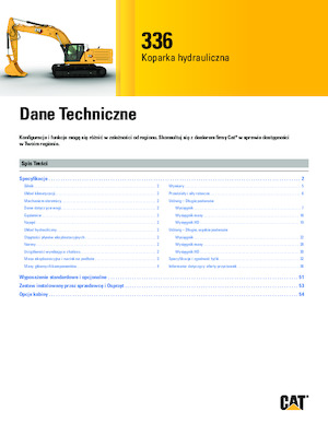 Koparki gąsienicowe Caterpillar 336