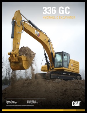 Koparki gąsienicowe Caterpillar 336 GC