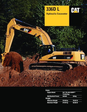 Koparki gąsienicowe Caterpillar 336D