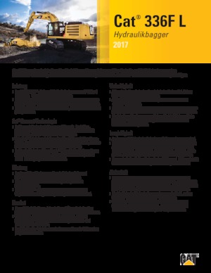 Koparki gąsienicowe Caterpillar 336F L