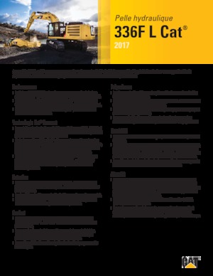 Koparki gąsienicowe Caterpillar 336F L