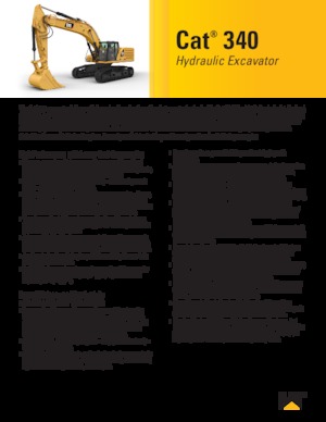 Koparki gąsienicowe Caterpillar 340