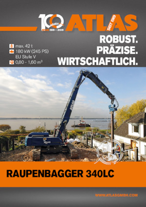 Koparki gąsienicowe Atlas 340 LC