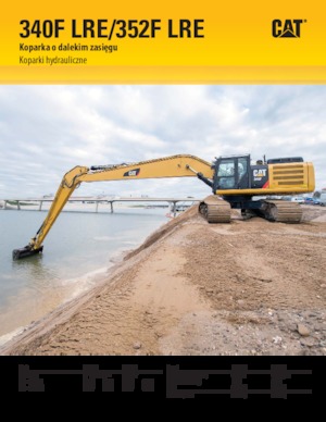 Koparki gąsienicowe Caterpillar 352F LRE