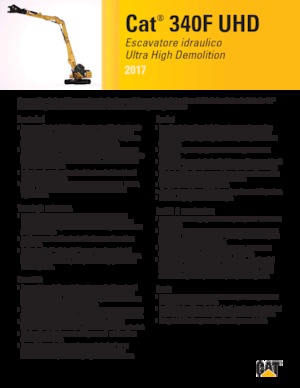 Koparki gąsienicowe Caterpillar 340F UHD