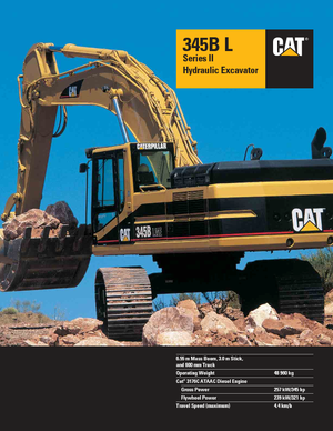 Koparki gąsienicowe Caterpillar 345 B L II