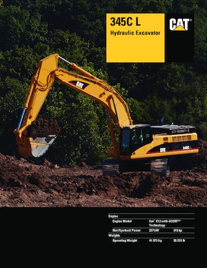 Koparki gąsienicowe Caterpillar 345C