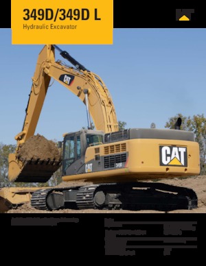 Koparki gąsienicowe Caterpillar 349D
