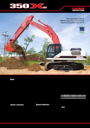 Koparki gąsienicowe Link-Belt 350 X2