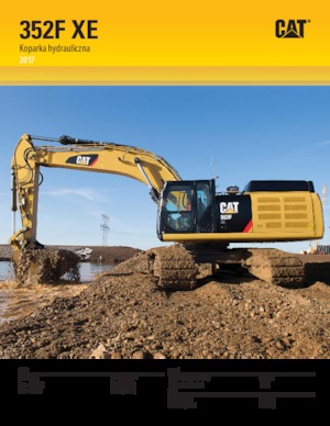 Koparki gąsienicowe Caterpillar 352F XE