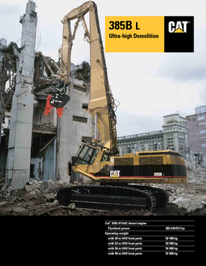 Koparki gąsienicowe Caterpillar 385 B L