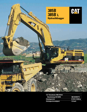 Koparki gąsienicowe Caterpillar 385 B L