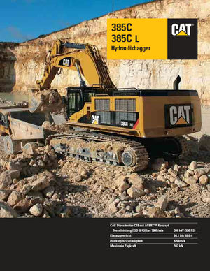 Koparki gąsienicowe Caterpillar 385C