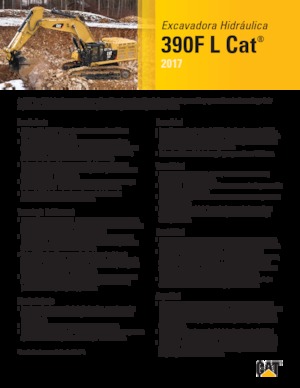 Koparki gąsienicowe Caterpillar 390F L