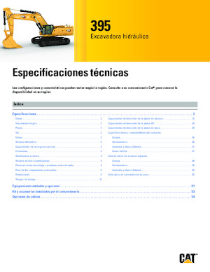 Koparki gąsienicowe Caterpillar 395