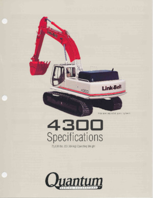 Koparki gąsienicowe Link-Belt 4300