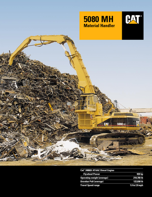 Koparki gąsienicowe Caterpillar 5080