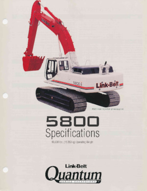 Koparki gąsienicowe Link-Belt 5800