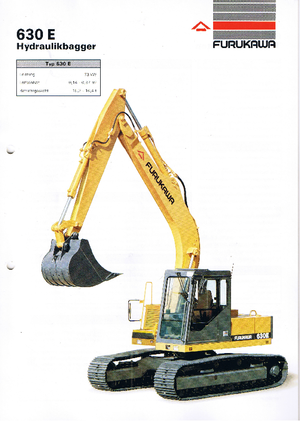 Koparki gąsienicowe Furukawa 630 E-LC