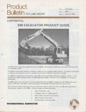 Koparki gąsienicowe International Harvester 630