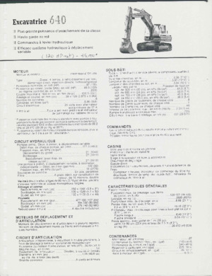 Koparki gąsienicowe International Harvester 640