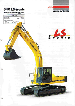 Koparki gąsienicowe Furukawa 645 HD LS-tronic