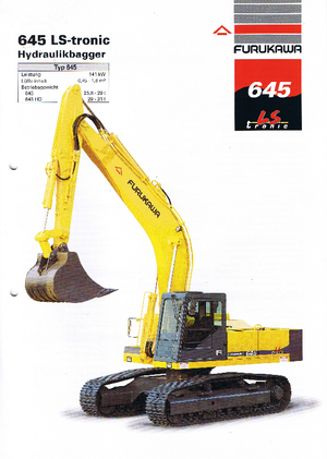 Koparki gąsienicowe Furukawa 645 LS-tronic