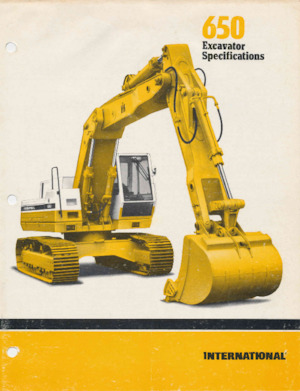 Koparki gąsienicowe International Harvester 650