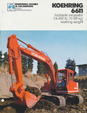 Koparki gąsienicowe Koehring 6611