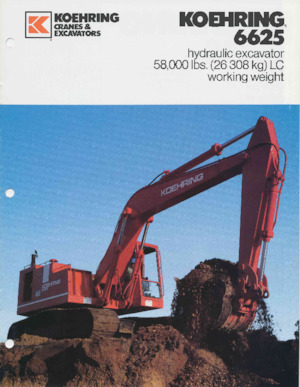 Koparki gąsienicowe Koehring 6625