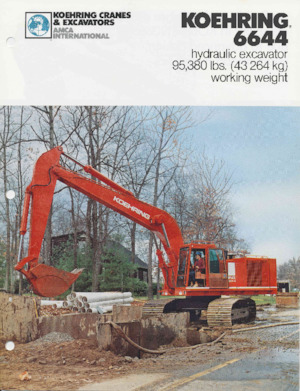 Koparki gąsienicowe Koehring 6644
