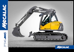 Koparki gąsienicowe Mecalac 714 MC e