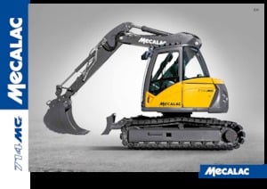 Koparki gąsienicowe Mecalac 714 MC e