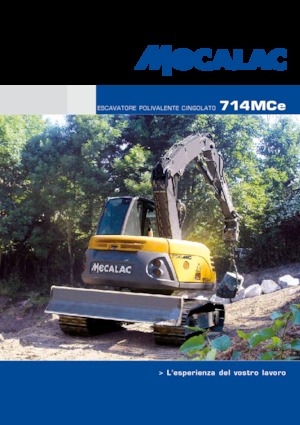 Koparki gąsienicowe Mecalac 714 MC e