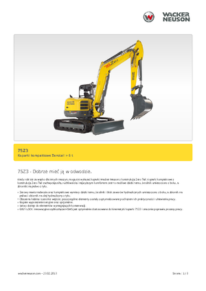 Koparki gąsienicowe Wacker Neuson 75 Z 3