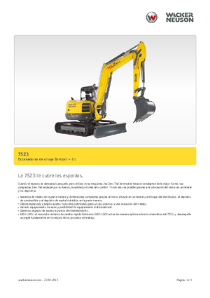 Koparki gąsienicowe Wacker Neuson 75 Z 3