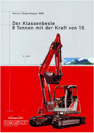 Koparki gąsienicowe Neuson 8002