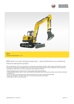 Koparki gąsienicowe Neuson 8003