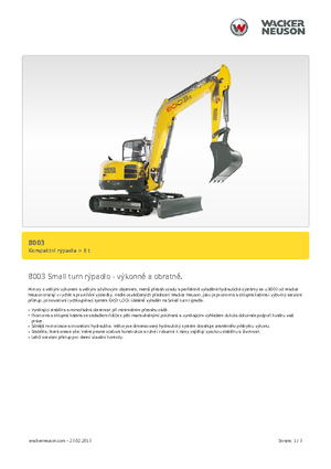 Koparki gąsienicowe Neuson 8003