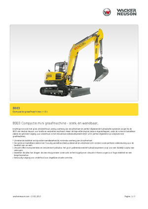 Koparki gąsienicowe Neuson 8003