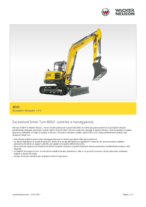 Koparki gąsienicowe Neuson 8003