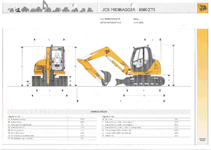 Koparki gąsienicowe JCB 8080