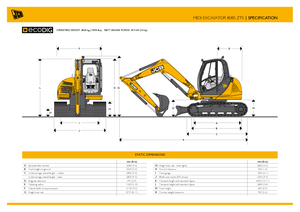 Koparki gąsienicowe JCB 8085 ZTS