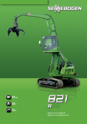 Koparki gąsienicowe Sennebogen 821 R